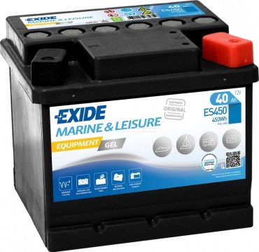 EXIDE MARINE EQUIPMENT GEL 40R ES450 280A 210х175х175