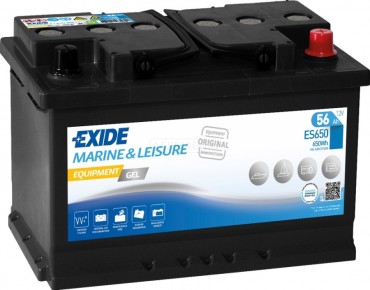 EXIDE MARINE EQUIPMENT GEL 56R ES650 410A 210х175х175