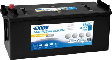 EXIDE MARINE EQUIPMENT GEL 120R ES1350 760A 513х189х223