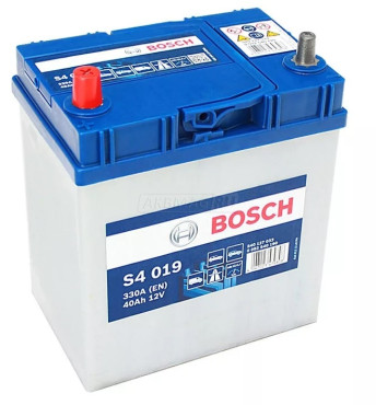 BOSCH S4 019 40L 330A 187x127x227