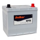 Аккумулятор DELKOR EFB Q85 (95D23L) 70Ач 660А обр. пол.