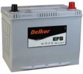Аккумулятор DELKOR EFB S95 (130D26L) 80Ач 720А обр. пол.