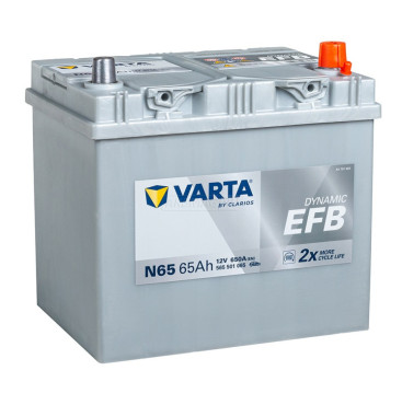VARTA EFB N65 65R 650A 232x173x225