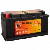 Аккумулятор RUNNER AGM 95L RK960 95Ач 850А прям. пол.