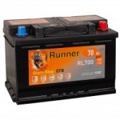Аккумулятор RUNNER EFB 70R RL700 70Ач 720А обр. пол.