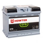 Аккумулятор HOWTER EFB 60R 60Ач 560А обр. пол.