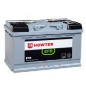 Аккумулятор HOWTER EFB 80R 80Ач 800А обр. пол.