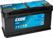 Аккумулятор EXIDE Start-Stop AGM 106R EK1060 106Ач 950А обр. пол.