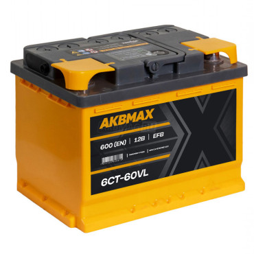 AKBMAX EFB 60L 600A 242x175x190