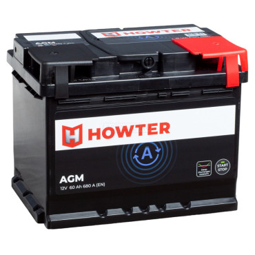 HOWTER AGM 60R 680A 242x175x190