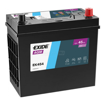 EXIDE Start-Stop AGM 45R EK454 380A 236x128x220