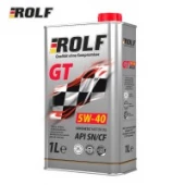 Моторное масло ROLF GT 5W-40 Synthetic 1L