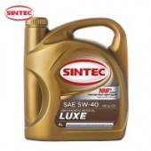 Моторное масло SINTEC LUXE 5W-40 Полусинтетика 4L